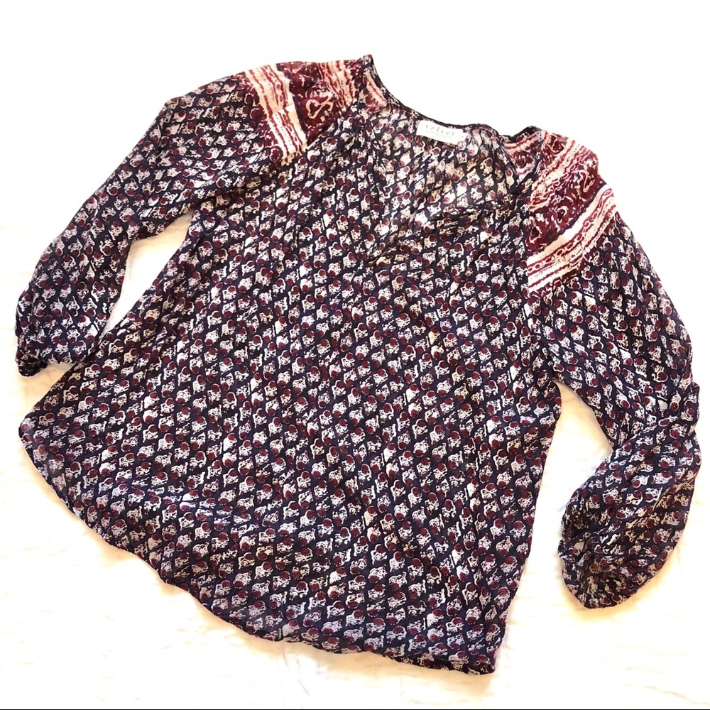 Velvet by Graham & Spencer boho sheer top